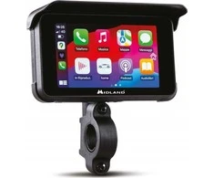 CarPlay ir Android Auto sistema motociklui Midland Bikeplay Guardian, su vaizdo registratoriumi