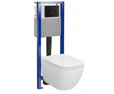 Alca plast S4005-015 / CERSANIT / SISTEMA 40 / MZ CASPIA / DS DUR WO ŁW / APDAILA LUNA JUODA MATINIS