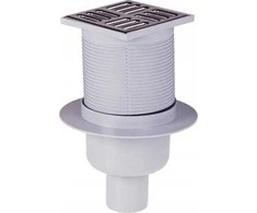 ALCADRAIN vertikalus sifonas 105×105/50 mm grotelės drenažui