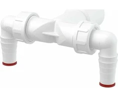 ALCADRAIN Dvipusio kelio DN40 / 32 / 17- 23 su grįžimo valva- P155Z