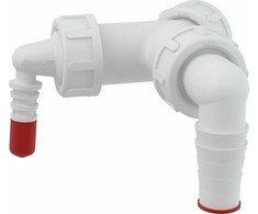 Alcaplast Atšaka skalbimo mašinos ir džiovyklės pajungimui (G1"/8–23) Alca Plast dviguba