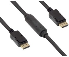 GoodConnections Alcasa Alcasa 4810-150G DisplayPort kabelis 15 m Juoda