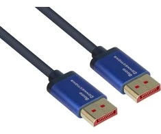 Alcasa Good Connections Geros jungtys DisplayPort 1.4 jungties kabelis 2m 8K @ 60Hz SmartFLEX mėlynas