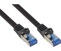 Good Connections Alcasa Alcasa 8060-SF010S kabelis sieciowy Juodas 1 m Cat6a S/FTP (S-STP)