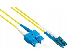 GoodConnections Alcasa Alcasa LC - SC 1 m M/M InfiniBand / šviesolaidinis kabelis, geltonas