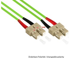 Alcasa Alcasa LW-801SC5 InfiniBand / šviesolaidinis kabelis 1 m SC žalias