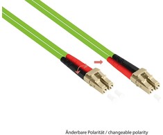 Alcasa Alcasa LW-8075LS5 „InfiniBand“ / šviesolaidinis kabelis, 7,5 m, LC, SC, žalias