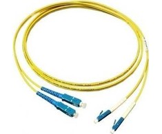 Good Connections Alcasa Alcasa LW-910LS „InfiniBand“ / šviesolaidinis kabelis, 10 m, 2 x LC, 2 x SC, geltonas