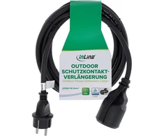 Alcasa InLine® Ilgintuvas su įžeminimu, Outdoor IP44, Apsauga nuo prisilietimo, 3m
