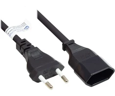 Good Connections Alcasa Kabelis zasilające juoda 2 m Wtyczka zasilająca typu C (P0300-S020)