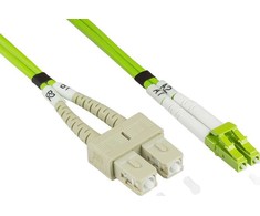 Alcasa LW-802LS5 InfiniBand / šviesolaidinis kabelis 2 m 2x LC 2x SC žalias