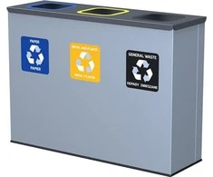 Alda 3 dalių rūšiavimo šiukšliadėžė 3 x 60 l "Eco Station"