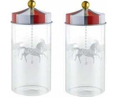 Alessi Alessi Circus Set of 2 Spice Jars MW68S2