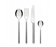 Alessi „Clivo“ stalo įrankių rinkinys, 24 vnt., sidabrinis