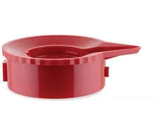 Alessi Plisse termosas 1 l, raudonas