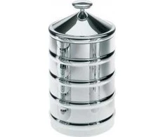 Alessi Alessi virtuvės dėžutė Kalisto 3 CB03 nerūdijančio plieno