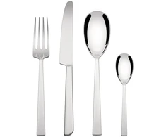 Alessi Asta cutlery set 24 pcs. sidabrinis (AM242S24)