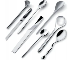 Alessi dizainerių rinkinys iš 8 kavos šaukštų MSPOONSET