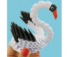 Alexander Aleksandro kūrybinis 3D origami SWAN 2831