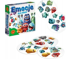 Alexander Card Game But Pairs Emotions - Round Cards GR0787