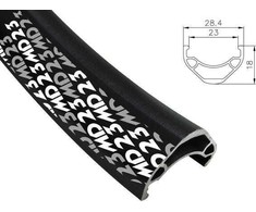 Alexrims Obręcz mtb ALEXRIMS MD23 29''x36otw. Tubeless Ready H.tarczowy kapslowana juoda (NEW)