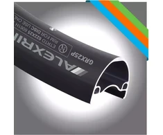 „Alexrims“ ALEXRIMS GRX25P žvyro dviračių ratlankis, diskinis, 26,3 mm kūgis, 700C 622×25, 32 skylės, juodas, svoris 507 g