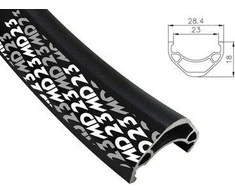 Alexrims Mtb rim MD23 27.5 "x32otw. Tubulas paruoštas H.atskleistas juoda (ALX- MD23275)