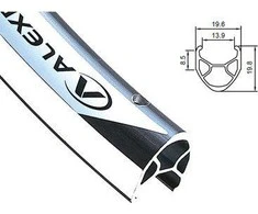 Alexrims R450 700x36otw. pusė CNC balta (ALX- R45036B)