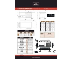 Alfa Forni Alfa Forni modulinė kepimo krosnis plieniniu rėmu 160x80 cm