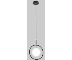 Alfac pakabinamas šviestuvas Alfa Akira 60928 pakabinamas šviestuvas 1x40W E14 balta/juoda