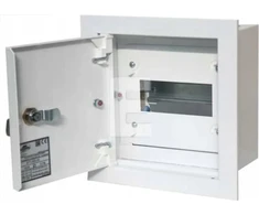 Alfako Metaliniai moduliniai skirstomieji įrenginiai, įleidžiami, 1x6 moduliai, Ral 9003 A-RW0 užraktas