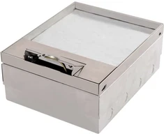 Alfako Plieninis nerūdijančio plieno grindų konteineris, skirtas užpildymui, maks. 2x4 mod 95x244x198mm PP8M-A