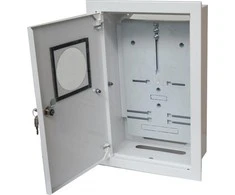 Alfako 1x3F metalo lubų skirstomasis skydas, skirtas elektroniniams skaitikliams RAL langų užraktams 9003 A -RW19E