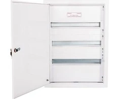 Alfako 3x20 modulinis skirstomasis skydelis IP40 su užraktu (A- RW13)