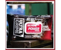 Servetėlės Ultragrime POWER SCRUB, 80vnt.