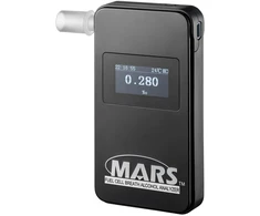 Alkodetektorius Alcovisor Elektrocheminis alkotesteris MARS BT Juodas su spausdintuvu