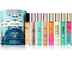 Paris Corner Paryžiaus kampinis rinkinys: Taskeen Marina Unisex parfuminis vanduo, 15 ml + Taskeen Caramel Cascade parfuminis vanduo Unisex, 15 ml + Gruodžio Vanilla EDP Unisex, 15 ml + Khair Confection parfuminis vanduo Unisex, 15 ml + Khair de, Pistachio Eau 5 ml