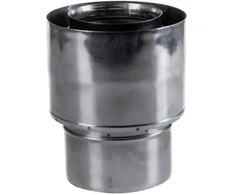 Alkotest Dvigubos sienelės reduktorius 80/125X60/100 // RSK.SX-TDN80/125X60/100RED