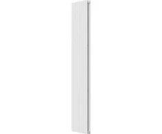 Alkotest GRŁ-G/A-1800X242-B / AQUAFORM / ASAMI / VERTIKALUS VONIOS KAMBARIO RADIATORIUS 1800X242 Baltas 371W / APAČIA 50MM /