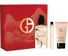 Giorgio Armani Sì EDP parfumuotas vanduo moterims, 100 ml + tělové mléko, 50 ml + EDP, 10 ml (new design)