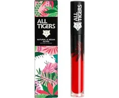 „All Tigers“ natūralūs ir veganiški natūraliai spindintys lūpų blizgiai „816 Unleash The Tiger“, 8 ml