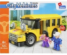 ALLEBLOX Kaladėlės KONSTR ALLEBLOX CITY 242EL 34X27X6 BUS P