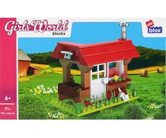 ALLEBLOX Kaladėlės KONSTR ALLEBLOX GIRL DOM 91EL 27X17X5 48
