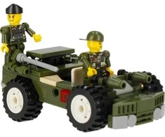 ALLEBLOX Karinė 3in1 karinė transporto priemonė 180 Alleblox AB3031