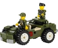 ALLEBLOX Karinė 3in1 karinė transporto priemonė 180 Alleblox AB3031