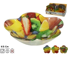 Stiklinis dubuo, 3 dizainai, 3 x 11,5 x 11,5 cm, KITCHEN&amp;GO