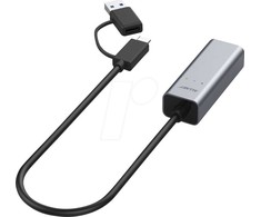 ALLNET USB 3.0 Typ-C&amp;A Ethernet adapteris 2.5 Multi-Gigabit LAN ALL-NC-2.5G-USBC/A *ALLTRAVEL*