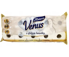 Almusso „Venus“, trisluoksnis tualetinis popierius, 10 ritinėlių