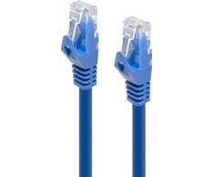 Alogic Alogic Komutacinis kabelis Cat6 2x RJ45 LSZH 0.3m mėlynas