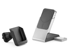 Alogic Matrix+ Wireless 3-in-1 Įkrovimo stotelė MagSafe + Vent Mount